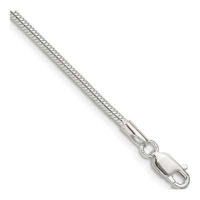Sterling Silver 1.75mm Snake Chain Bracelet