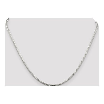 Sterling Silver 2mm Snake Chain – view 4