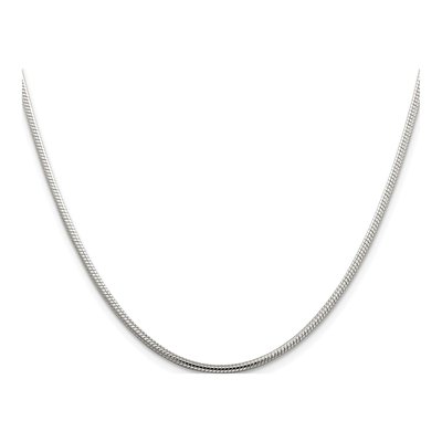 Sterling Silver 2mm Snake Chain – view 2