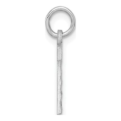 Sterling Silver Diamond-Cut Number 7 Charm – view 3