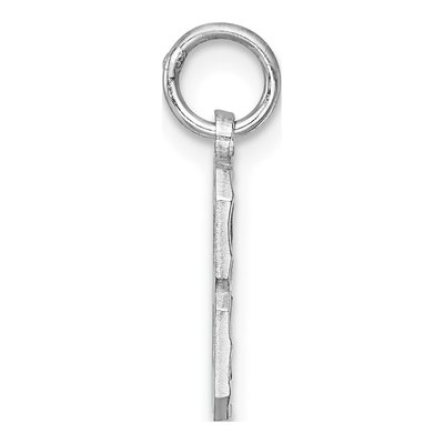 Sterling Silver Diamond-Cut Number 8 Charm – view 3