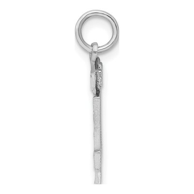 Sterling Silver Number 14 Pendant – view 3