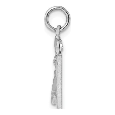 Sterling Silver Number 21 Pendant – view 3