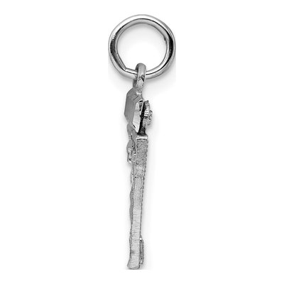 Sterling Silver Number 27 Charm – view 3