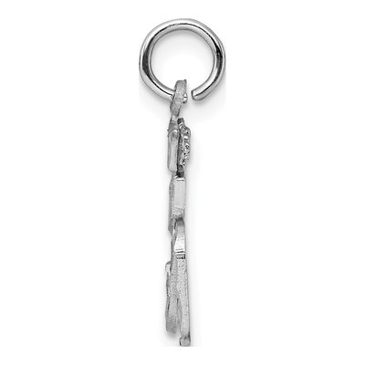 Sterling Silver Number 55 Charm – view 3