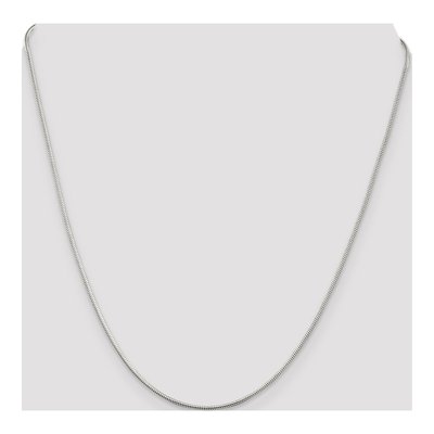 Sterling Silver 1.2mm Round Snake Chain – view 4