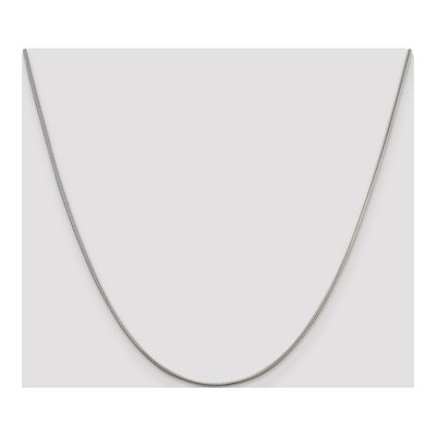Sterling Silver 1.5mm Round Snake Chain – view 4