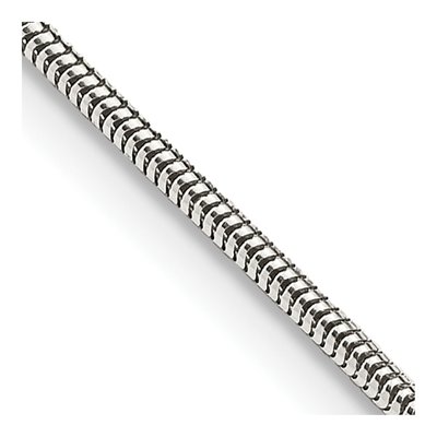 Sterling Silver 1.5mm Round Snake Chain