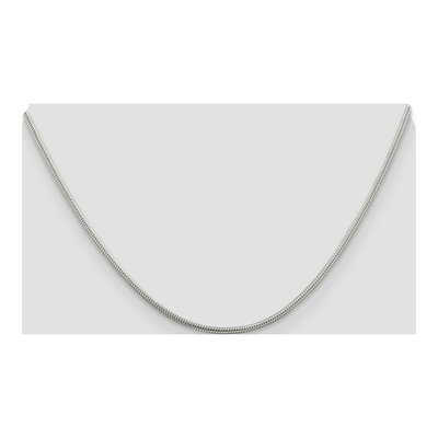 Sterling Silver 1.6mm Round Snake Chain – view 4