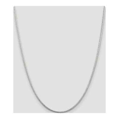 Sterling Silver 1.6mm Round Snake Chain – view 4
