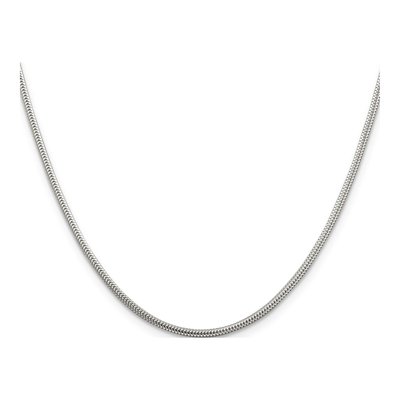Sterling Silver 1.6mm Round Snake Chain – view 2