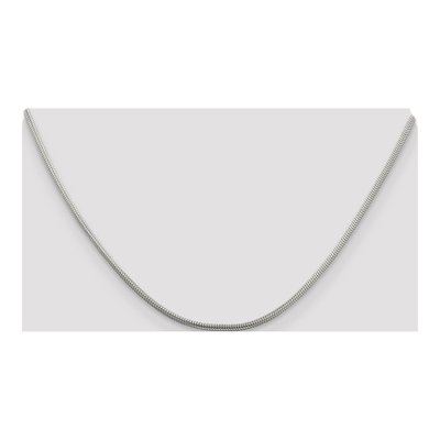 Sterling Silver 2mm Round Snake Chain – view 4