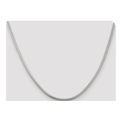 Sterling Silver 2.5mm Round Snake Chain – view 4