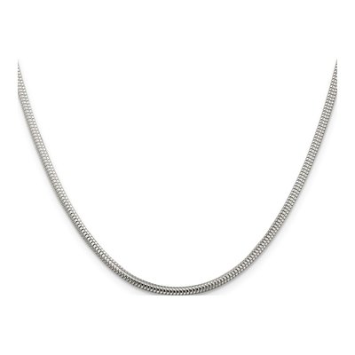 Sterling Silver 2.5mm Round Snake Chain – view 2