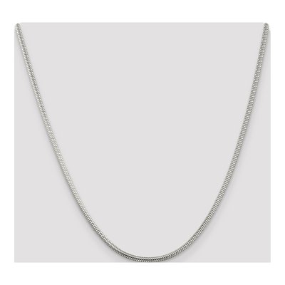 Sterling Silver 2.5mm Round Snake Chain – view 4