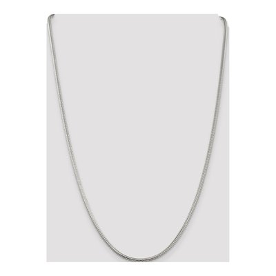 Sterling Silver 2.5mm Round Snake Chain – view 4