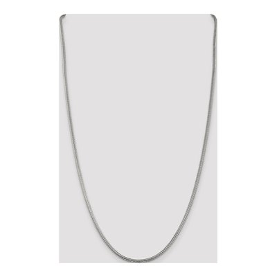 Sterling Silver 2.5mm Round Snake Chain – view 4