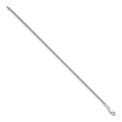 Sterling Silver 2.5mm Round Snake Chain Bracelet – view 2