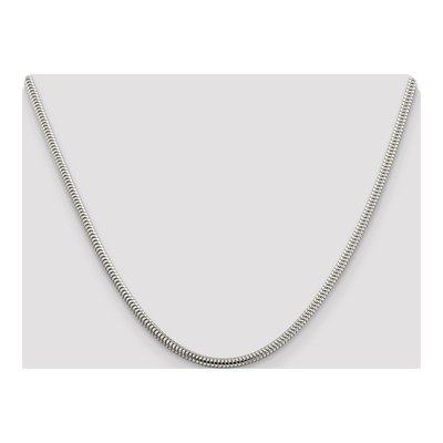 Sterling Silver 3mm Round Snake Chain – view 4
