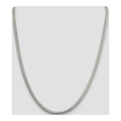 Sterling Silver 4mm Round Snake Chain – view 4