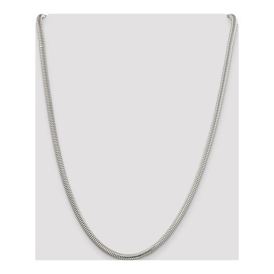 Sterling Silver 4mm Round Snake Chain – view 4