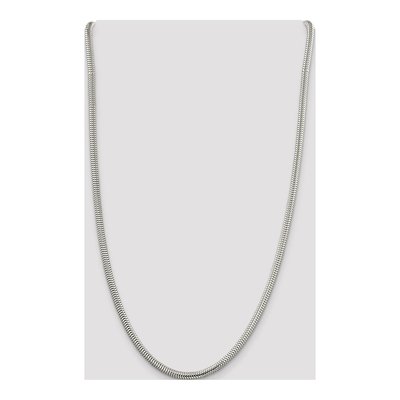Sterling Silver 4mm Round Snake Chain – view 4