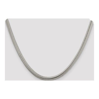 Sterling Silver 5mm Round Snake Chain – view 4