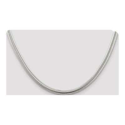 Sterling Silver 6mm Round Snake Chain – view 4