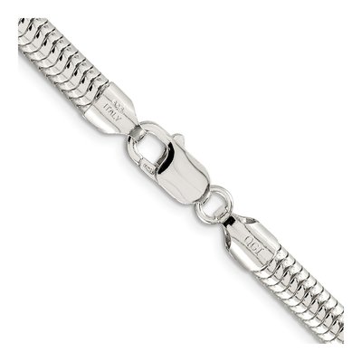 Sterling Silver 6mm Round Snake Chain – view 3