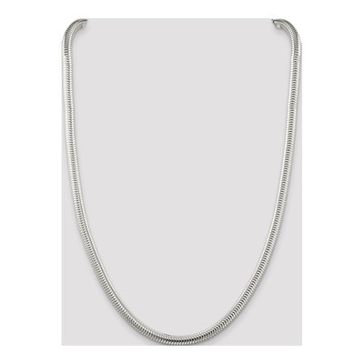 Sterling Silver 6mm Round Snake Chain – view 4