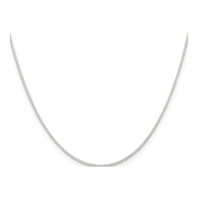 Sterling Silver 1mm Round Wheat Chain – view 2
