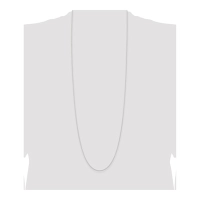 Sterling Silver 1mm Round Wheat Chain – view 4