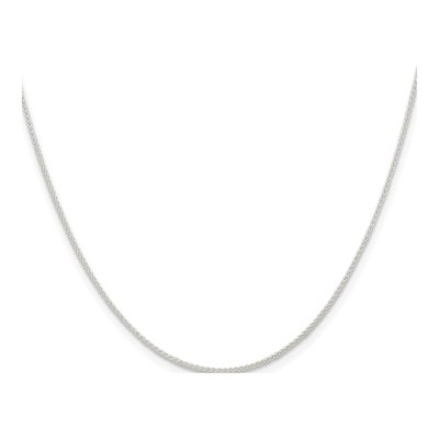 Sterling Silver 1mm Round Wheat Chain – view 2