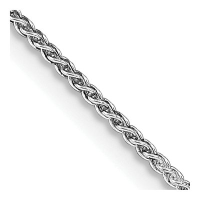 Sterling Silver 1.25mm Round Wheat Chain