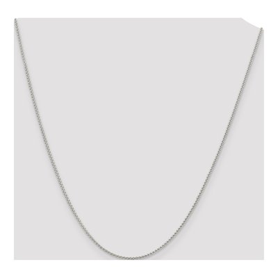 Sterling Silver 1.5mm Round Wheat Chain – view 4