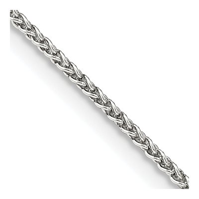 Sterling Silver 1.5mm Round Wheat Chain