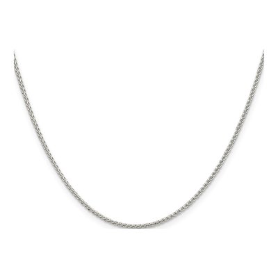 Sterling Silver 1.5mm Round Wheat Chain – view 2