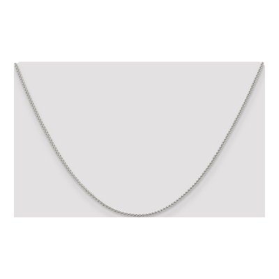 Sterling Silver 1.5mm Round Wheat Chain – view 4