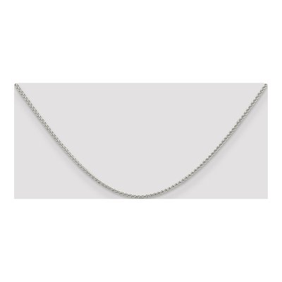 Sterling Silver 1.5mm Round Wheat Chain – view 4
