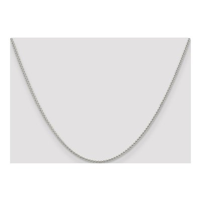 Sterling Silver 1.5mm Round Wheat Chain – view 4