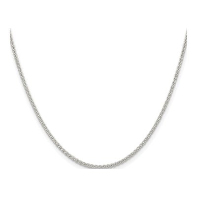 Sterling Silver 1.6mm Round Wheat Chain – view 2