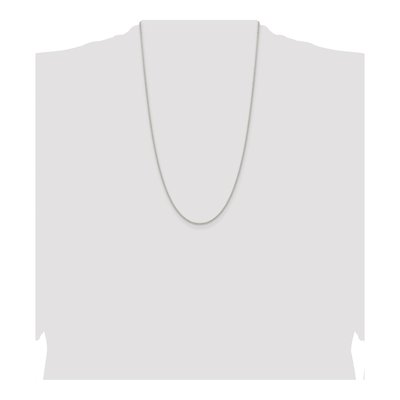 Sterling Silver 1.6mm Round Wheat Chain – view 4