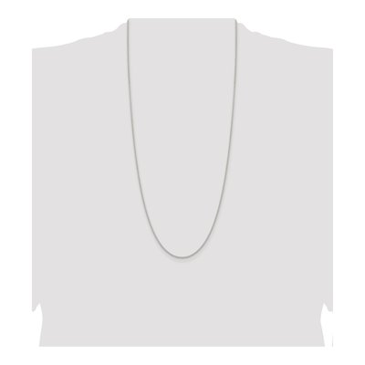 Sterling Silver 1.6mm Round Wheat Chain – view 4