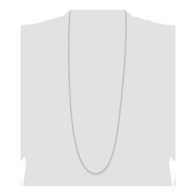 Sterling Silver 1.6mm Round Wheat Chain – view 4