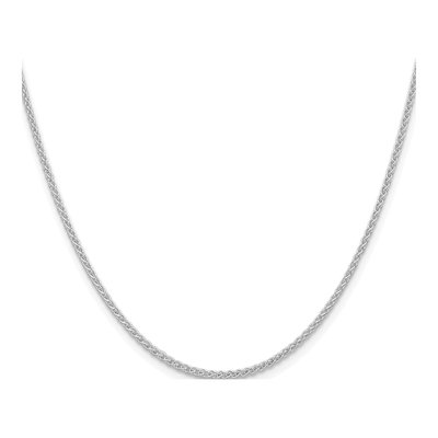 Sterling Silver 1.6mm Round Wheat Chain – view 2