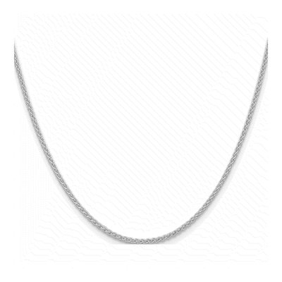 Sterling Silver 1.6mm Round Wheat Chain – view 3