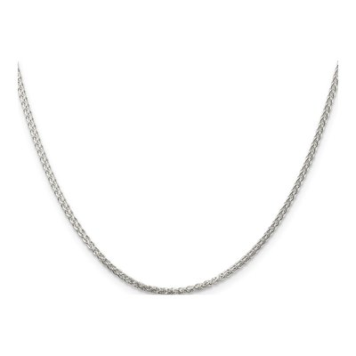 Sterling Silver 1.75mm Round Wheat Chain – view 2