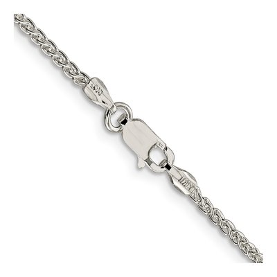 Sterling Silver 1.75mm Round Wheat Chain – view 3