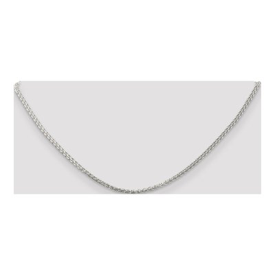 Sterling Silver 1.75mm Round Wheat Chain – view 4