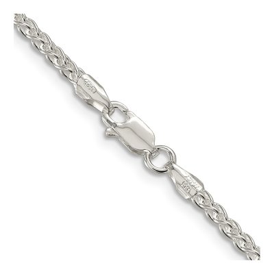 Sterling Silver 2.5mm Round Wheat Chain – view 3